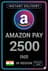 Amazon Gift Card 2500 INR