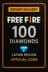 Código de 100 diamantes de Free Fire (LATAM)
