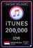 iTunesギフトカード インドネシア - 200,000 IDR