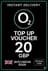 O2 Толуктоо ваучери - 20 GBP