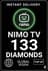 Nimo TV 133 Diamonds (Top-Up)