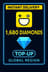Ich mache 1680 Diamonds Top-Up (Global)
