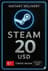 Steam Wallet Gift Card - 20 USD (Turkey)