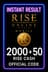 Rise Online World Mobile 2000 + 50 Rise Cash
