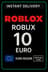 Roblox Spillekort 10 Euro (EU)