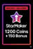 StarMaker 1200 mynt + 150 bónus