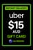 Uber poklon kartica - 15 AUD