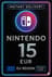 Nintendo eShop Card 15 EUR - LIMITED PROMO