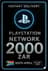Playstation PSN Gjafakort 2000 ZAR ZA