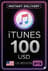 iTunes gavekort - US$ 100