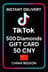 TikTok - Douyin Κάρτα Δώρων 500 Διαμαντιών 50 CNY