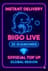 Bigo Live - 25 diamanter (Topp opp)