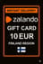 Zalando Ajándékutalvány - 10 EUR (FI)