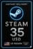Steam Wallet Card 35 USD