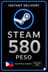 Steam Wallet Code 580 Peso PH