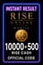 Rise Online World Mobile 10000 + 500 Rise Cash