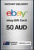 eBay gjafakort 50 AUD