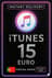iTunes Gift Card 15 EUR PT