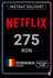 Netflix Gift Card - 275 RON (Romania)