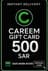 Carte-cadeau Careem - 500 SAR (Arabie Saoudite)