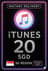 iTunes Gift Card 20 SGD