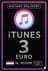iTunes 礼品卡 3 EUR NL