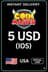 Coin Master (IOS) - 5 $ US