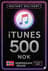 iTunes Gift Card 500 NOK NO