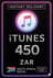 iTunes Gift Card 450 ZAR ZA