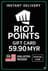 Riot Access Μαλάσσία - 59.90 MYR Δωροκάρτα