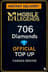 Mobile Legends - 706 Diamonds Top-Up (Canada)