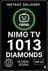 Nimo TV 1013 Diamonds (Top-Up)