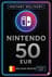 Nintendo eShop karta - 50€ (Belgie)