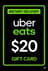 Uber Eats Gift Card - 20$ (USA)