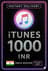 iTunes礼品卡印度 - 1000印尼卢比