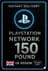 Playstation PSN Geschenkkarte - Vereinigtes Königreich - 150 GBP