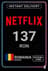 Netflix Gift Card - 137 RON (Romania)