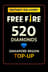 Recarga de 520 Diamantes de Free Fire (Singapur)