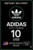 Adidas Ajándékkártya 10 USD