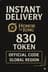 Honor of Kings 830 Tokens (Global)
