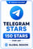 Telegram - 150 Stars (Top-Up)