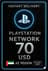PSN карт 70 USD AE