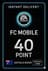 FC Mobile 40 Pont Ajándékkártya - Ausztrália