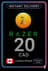 Razer Gold 캐나다 20CAD