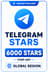 Telegram - 6000 Stars (Top-Up)