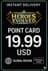 Heroes Evolved 19.99 USD Point Card (Global)