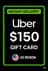 Uber Gift Card - 150$ (USA)