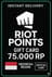 Riot Access Indonesien - 75.000 RP Gavekort