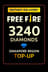 Recarga de 3240 Diamantes de Free Fire (Singapur)