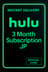 Hulu 3 Μηνιαία Συνδρομή JP
